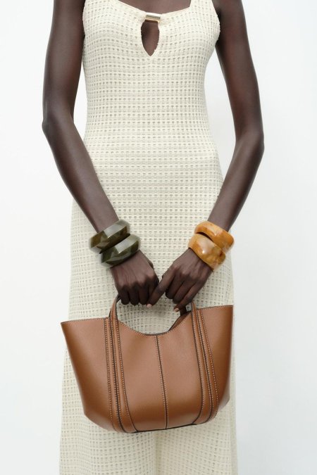 MINI CITY BAG WITH TOPSTITCHING