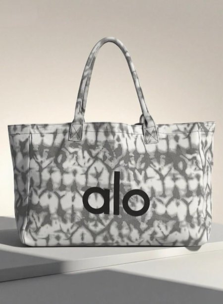 Alo Yoga Shopper Tote Bag Tie Dye Oversized Heavy Duty