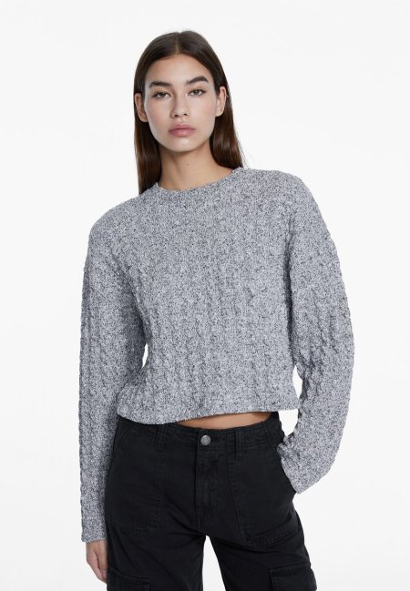 Cable knit top