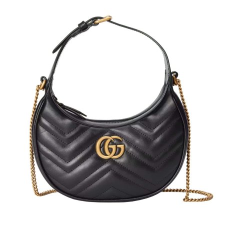 Gucci GG Marmont Half-Moon-Shaped Mini Bag