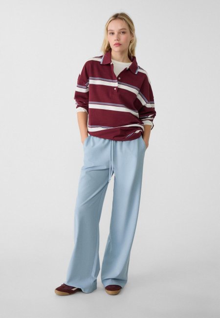 Long flowing smart trousers