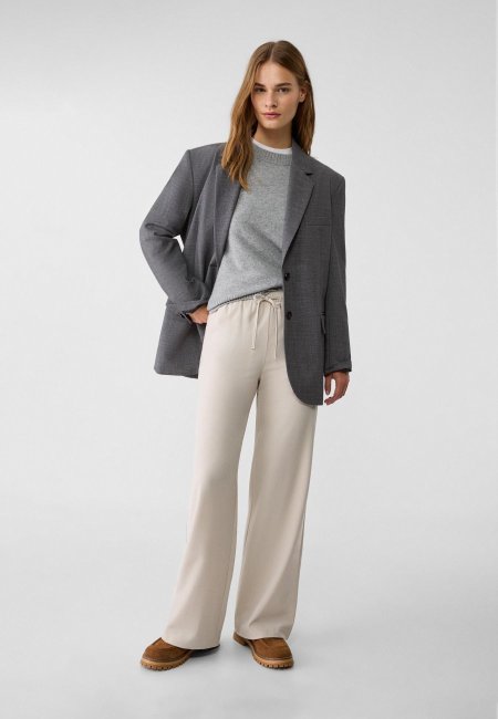 Long flowing smart trousers