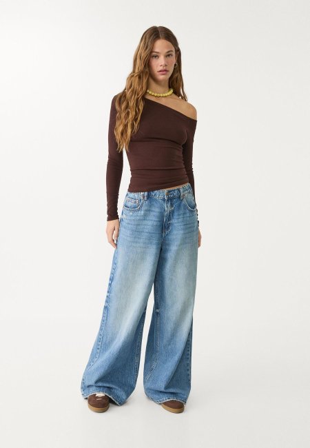 D99 loose wide leg jeans