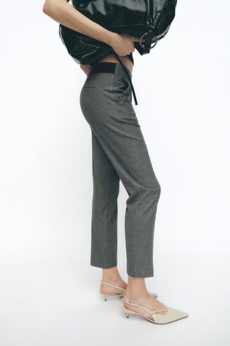 SOFT ANKLE-LENGTH PANTS