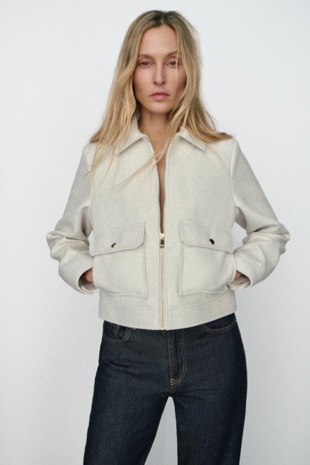 SOFT ZIPPERED JACKET