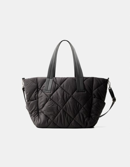 Quilted shopper bag