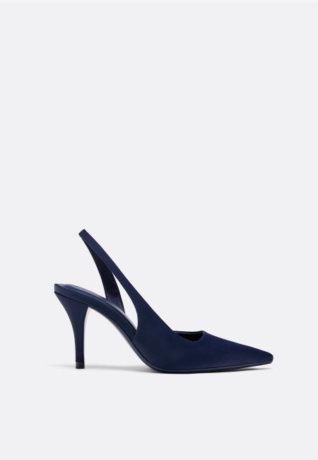 Satin high heels
