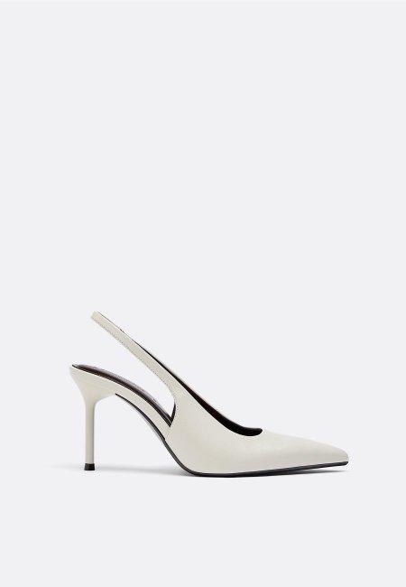 Leatherette high heels