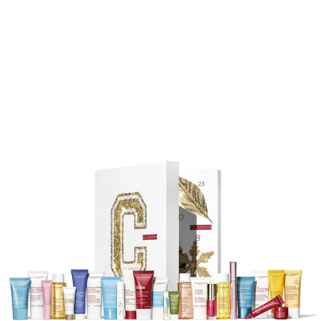 Clarins Skin Care Gift Set Advent Calendar - 24 Products - Total 542 ml