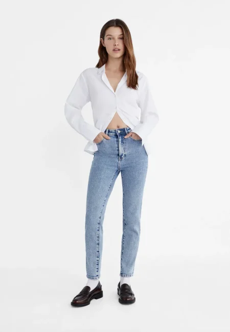 SLIM-FIT MOM JEANS 700