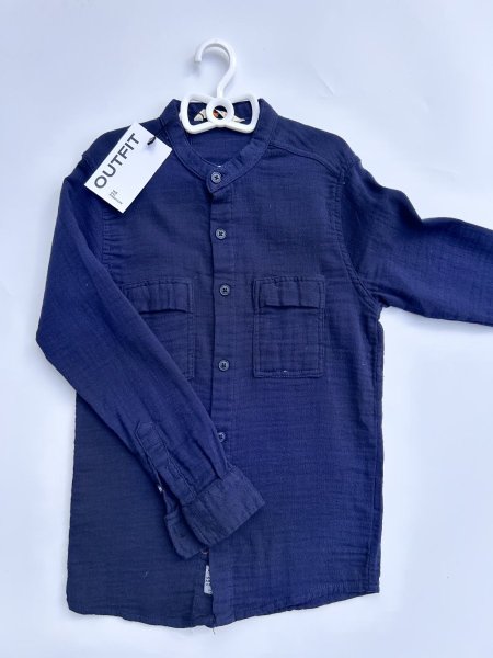 Shirt - navy blue