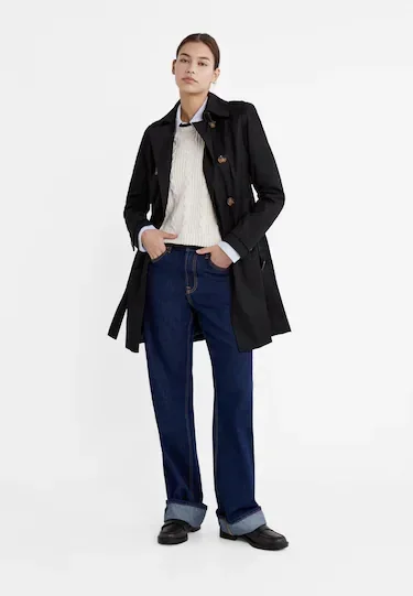 SHORT TRENCH COAT