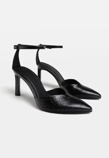 HIGH-HEEL SHOES WITH ANKLE STRAPS