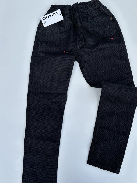 Jeans with elastic  - grey