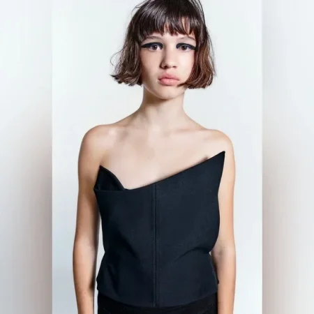 Asymmetric Zara Bustier Top Limited Edition