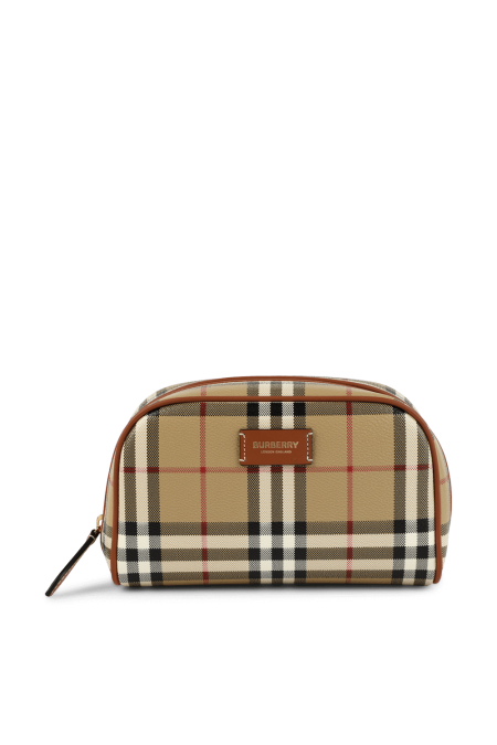 BURBERRY Checkered travel bag