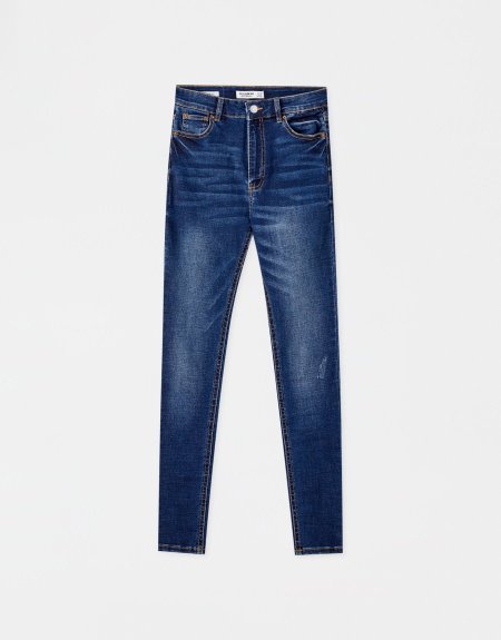 Pull&bear skinny high waist jeans - Blue