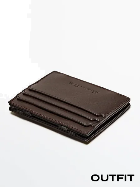 Leather card holder - brown 1 <br> <span class='text-color-warm'>نفدت الكمية</span>