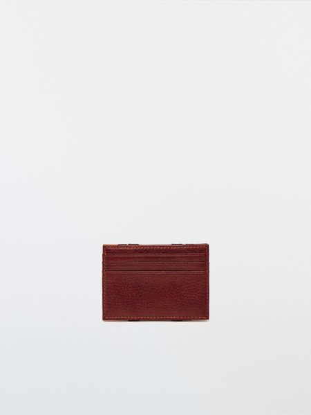 Leather card holder - Brown 2