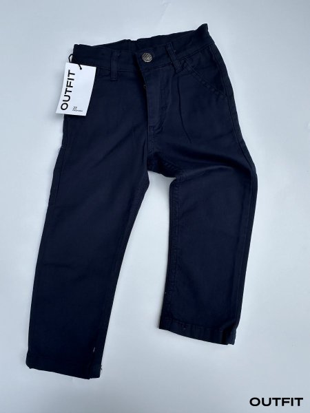 trousers - navy blue