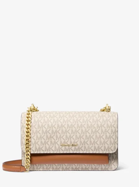 Michael Kors Claire Large Signature Logo Shoulder Bag