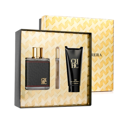Carolina Herrera – Ch Men Gift Set: 100ml Eau de Toilette + 10ml Travel Size + 100ml After Shave