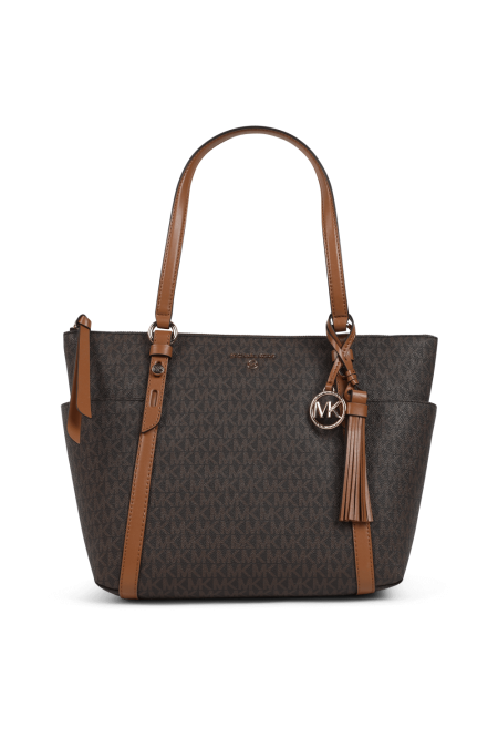 MICHAEL KORS Nomad bag medium size in brown shade