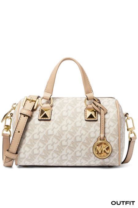 MICHAEL KORS Small duffle bag - white