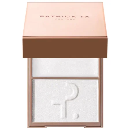 PATRICK TA Major Glow Creme & Powder Light Reflecting Translucent Highlighter Duo,Color: My Love - diamond sparkle