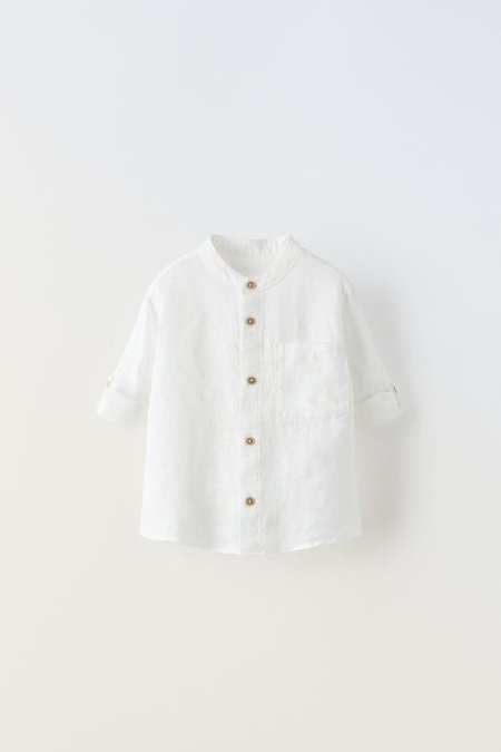 LINEN-BLEND SHIRT