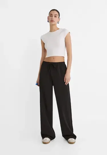 LONG FLOWING SMART TROUSERS