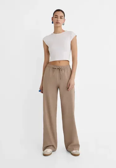 LONG FLOWING SMART TROUSERS