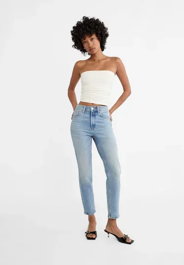  SLIM-FIT MOM JEANS 