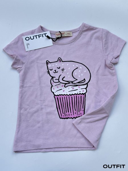 silversun cat t-shirt  - purple