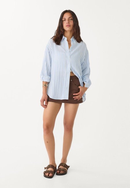 Linen blend shirt