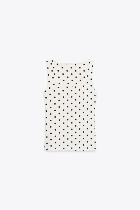 POLYAMIDE TOP WITH WIDE STRAPS