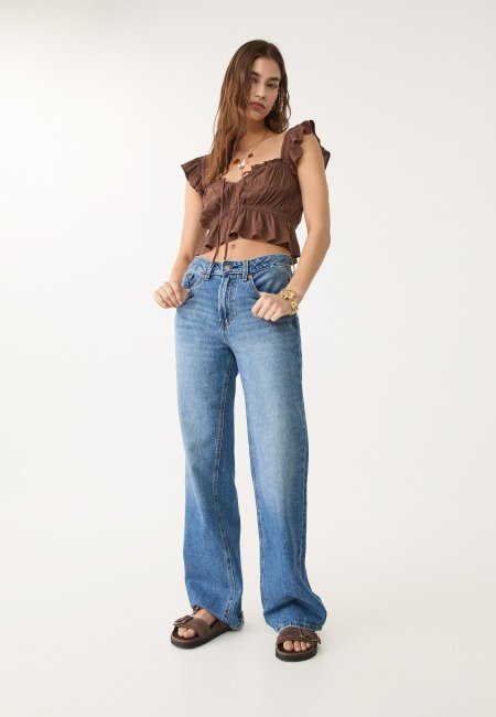 D92 straight wide-leg jeans