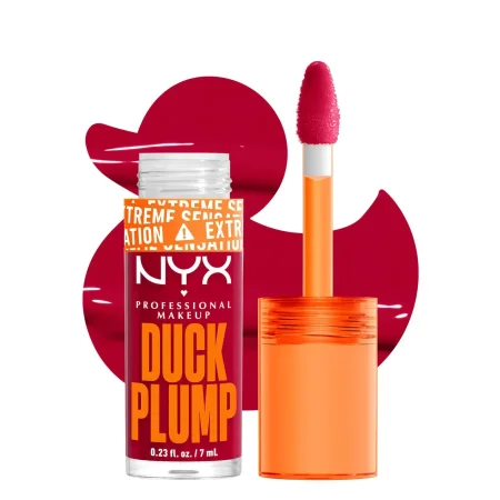 Duck Plump High Pigment Plumping Lip Gloss 14 HALL OF FLAME True red