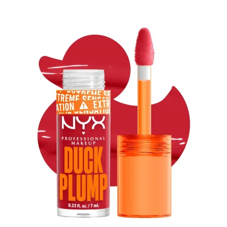 Duck Plump High Pigment Plumping Lip Gloss 19 - CHERRY SPICE Transparent red