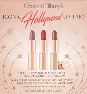 CHARLOTTE'S ICONIC HOLLYWOOD LIP TRIO LIMITED EDITION KIT