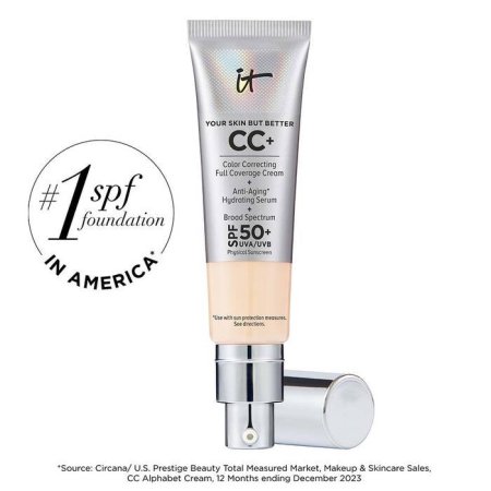 CC+ Cream Full-Coverage Foundation with SPF 50+ fair light