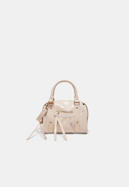 Zipped crossbody bowling bag