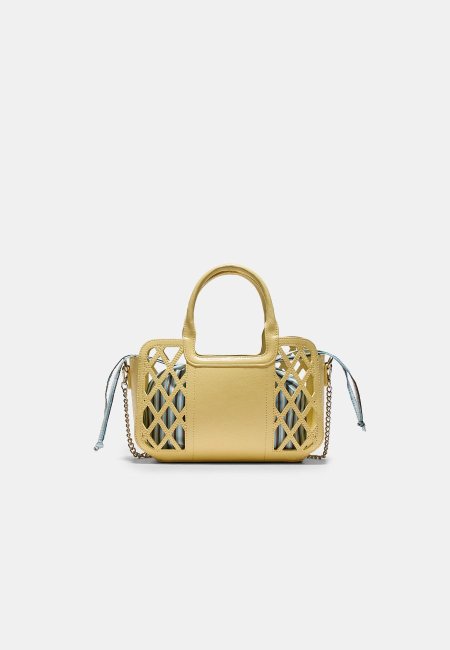 Combined basket tote bag