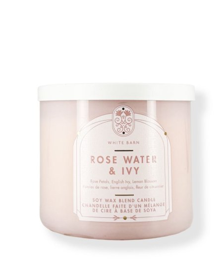 Rose Water & Ivy 3-Wick Candle