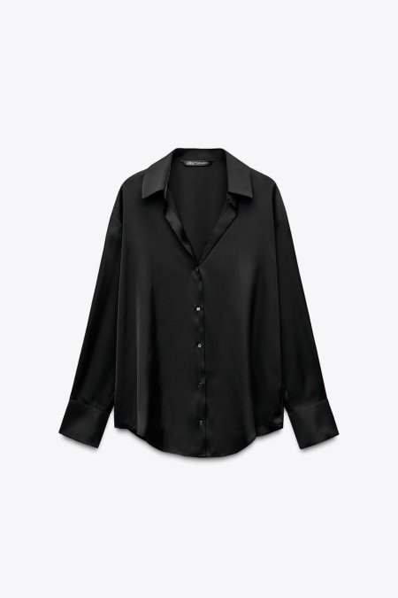 BASIC SATIN SHIRT