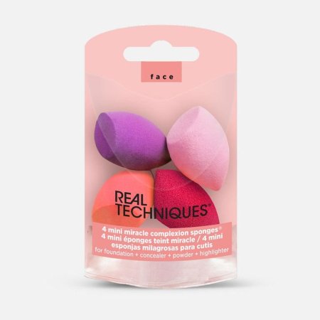Real Techniques - 4 Miracle Mini Complexion Sponges