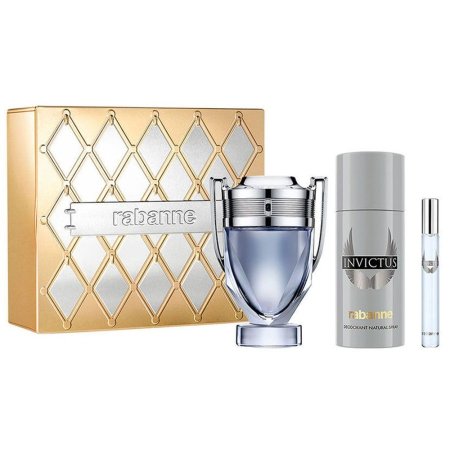 Invictus EDT Gift Set -3 Pcs by Paco Rabanne
