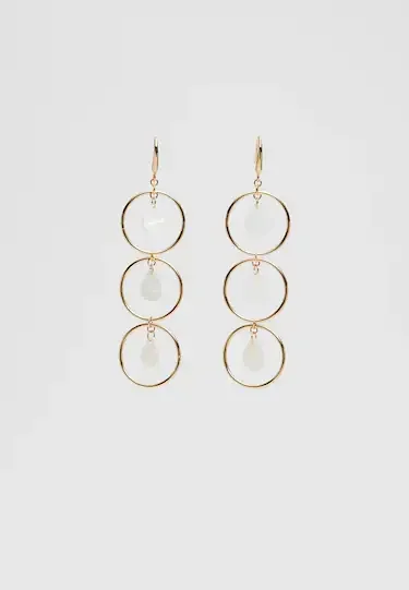 CIRCLE DANGLE EARRINGS