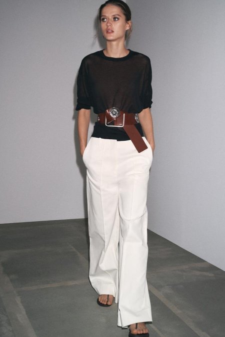 ZW COLLECTION HIGH WAIST WIDE LEG JEANS