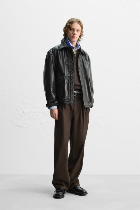 PLEATED JOGGER WAIST TROUSERS